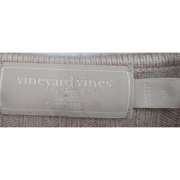 Vineyard Vines Womens Seaspun Cashmere Ribbed Hooded Preppy Coastal Sweater SML - Picture 5 of 8